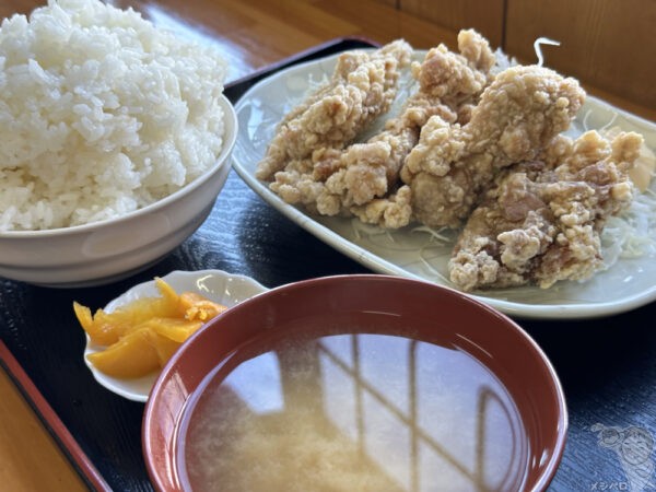 喜作本店の日曜 朝めしやの日。朝からガッツリ！大人気の塩唐揚げの定食