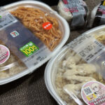 【セブンイレブン】ドカ食いダイスキ！もちづきさんコラボ。ハイカロリーなコラボ弁当とおむすび食べてみた