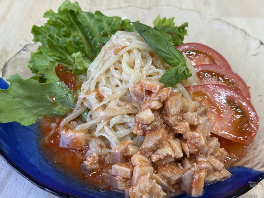 【栃木佐野】朝日が昇る屋。暑い季節にもスルスルいける!夏季限定 冷やしトマト麺