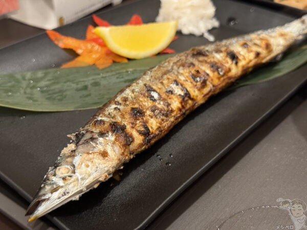 【栃木佐野】炭火焼魚てうし水産。今年のサンマがガチ旨い!!サンマ塩焼き定食